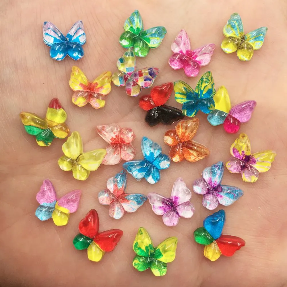 Nail Art Glossy - Harz Glitzer Bunte 10mm Kawaii Mini