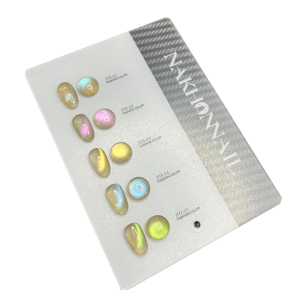 Nail Art Eye Cat - NAKHONNAIL 2024 Neues Funkelndes Mode-Set mit