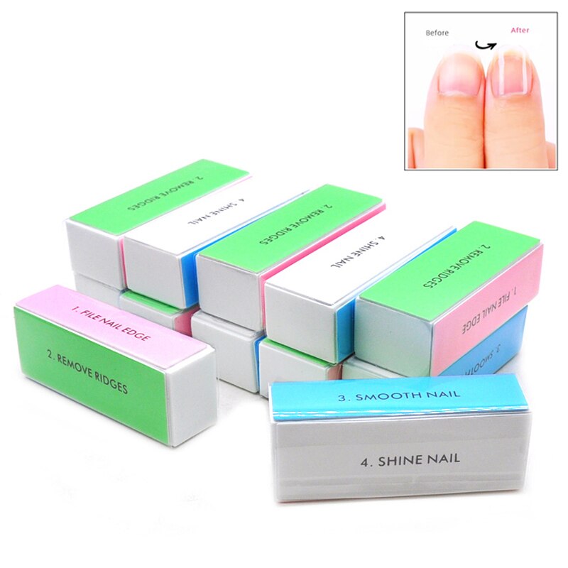 Nail Art Glossy - 5 stücke Bunte Polieren Block 4