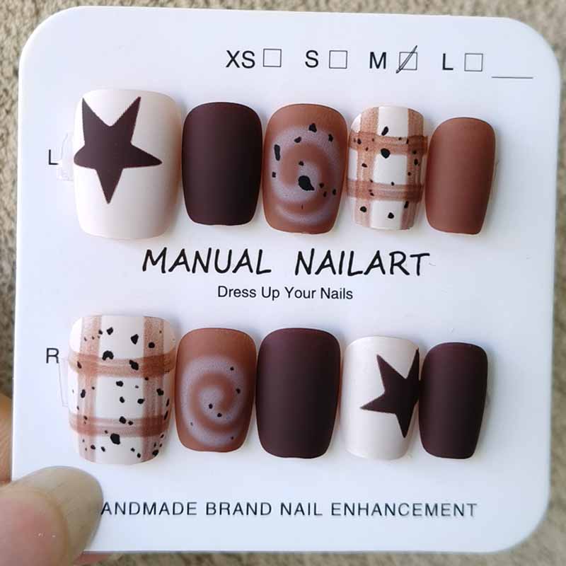 Nail Art Painting - 10 Stück Herbst und Winter Nail