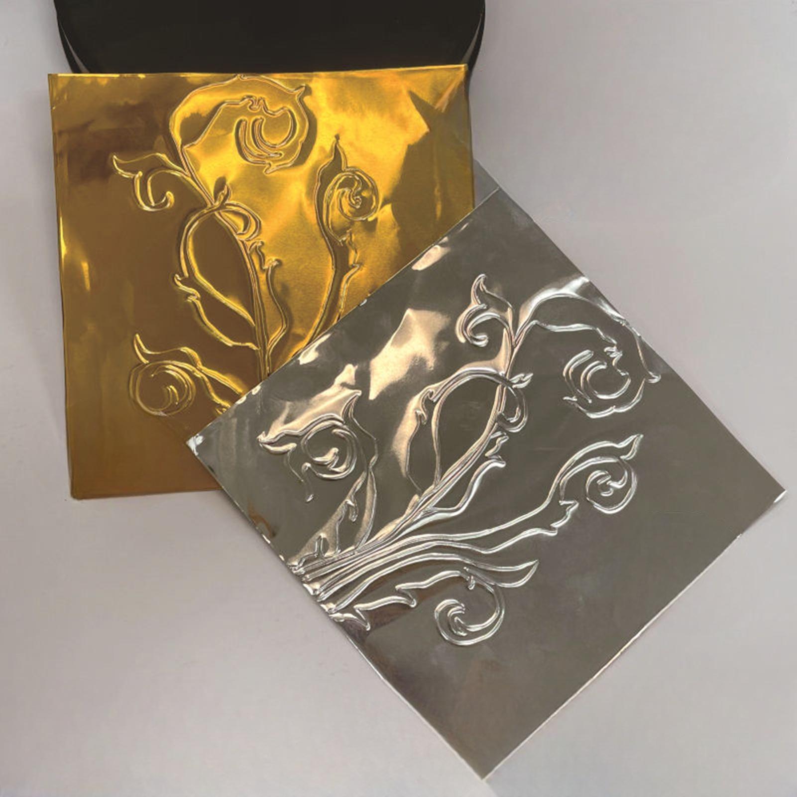 Nail Art Painting - Folienpapier zum Basteln, 100 Stück, glänzendes