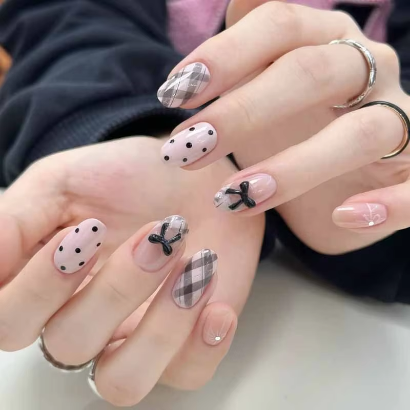 24 Stück Französische Karierte – Nail Art Wedding Bewertung und Preis