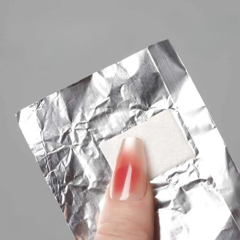100 stücke Entferner Aluminium – Nail Foil Transfer Bewertung und Preis