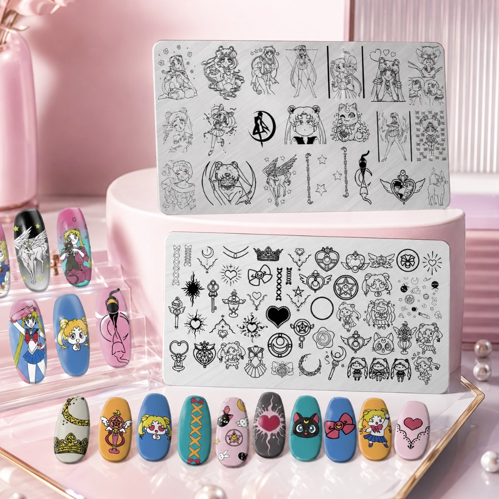 Sailor Moon Anime Nagelstempel – Nail Stamping Plate Bewertung und Preis
