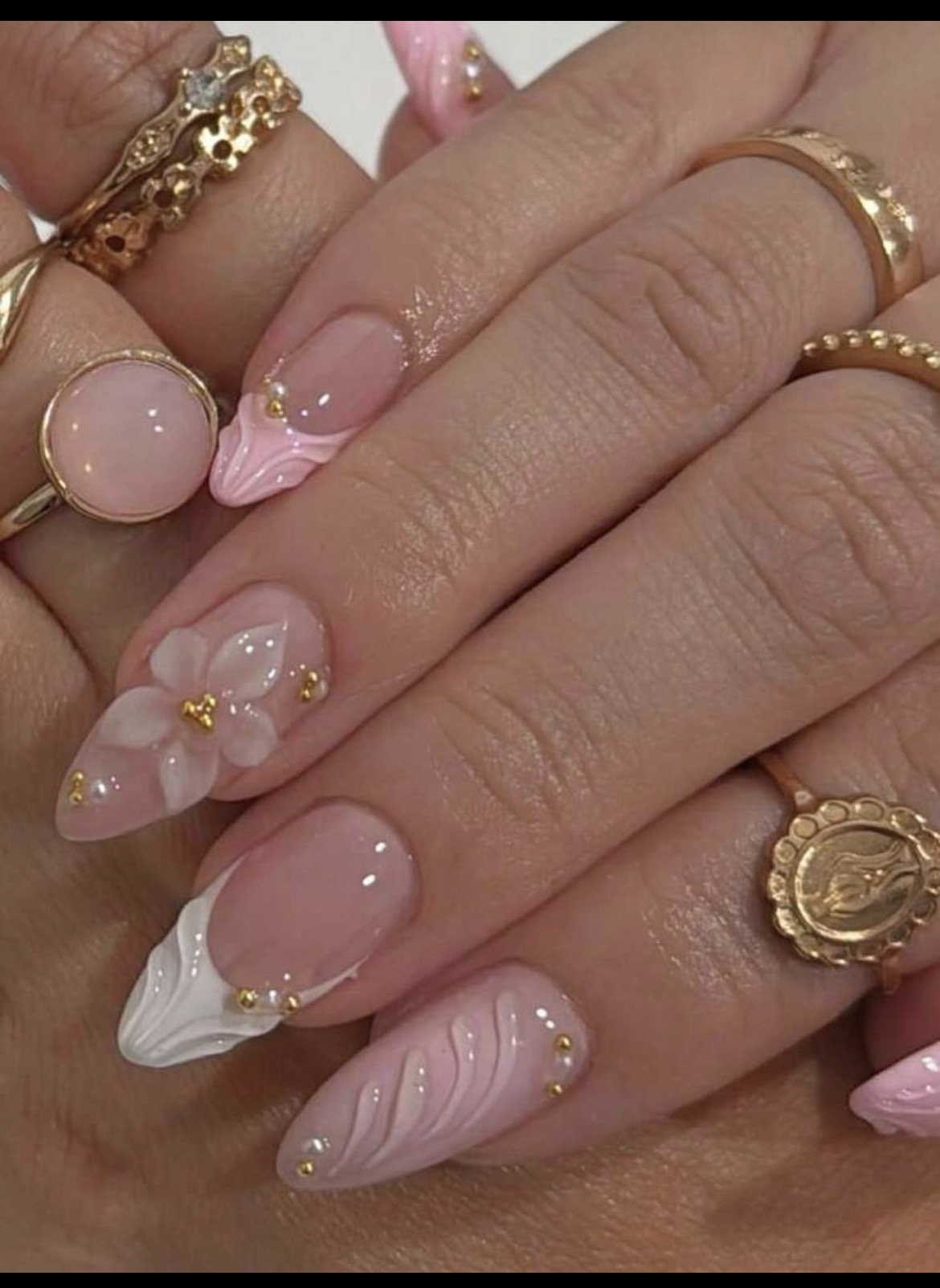10 Stück mandelförmige handgef – Nail Art Wedding Bewertung und Preis