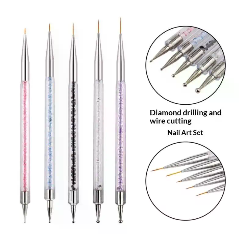 5-teiliges Strass-Picker-Strei – Nail Art Painting Bewertung und Preis