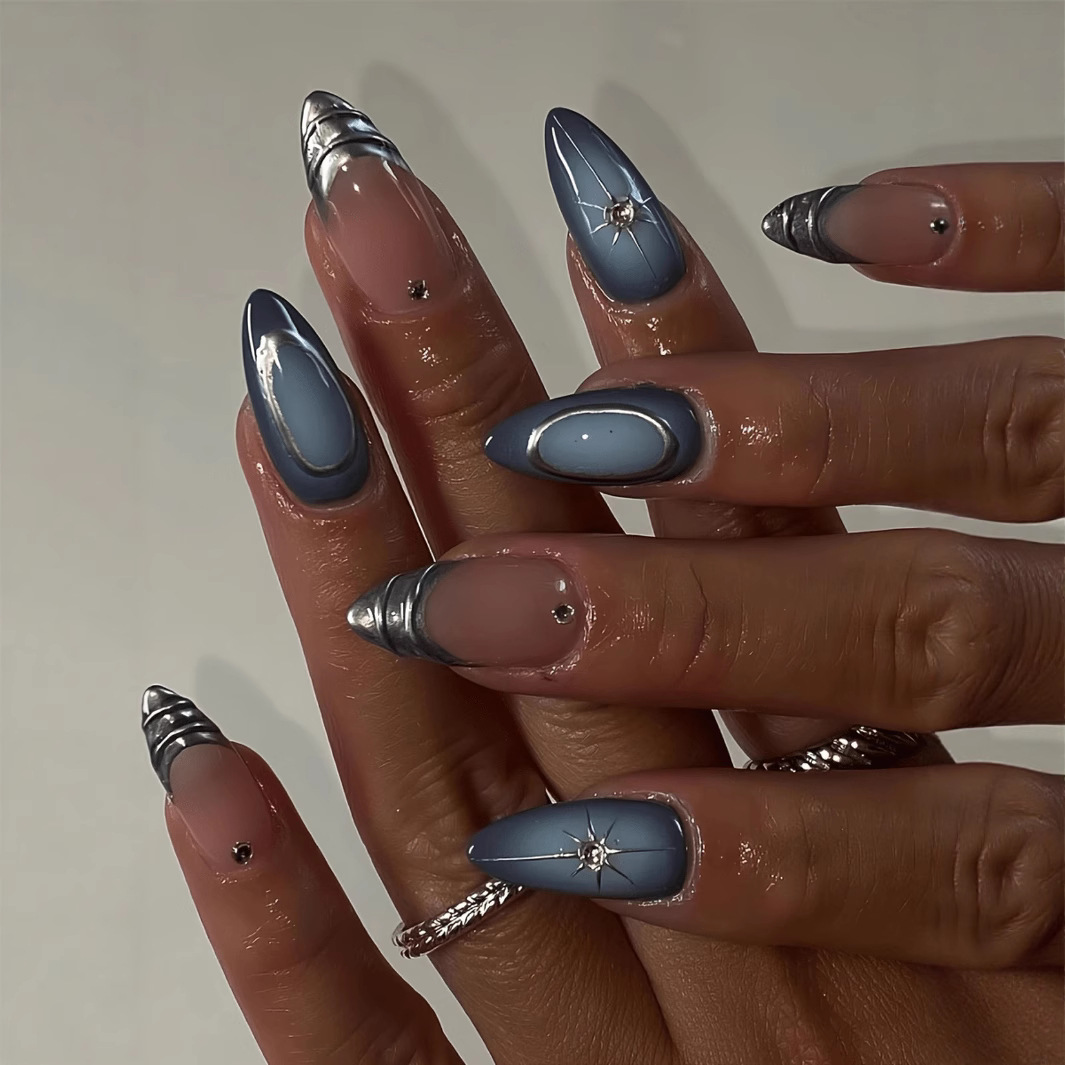 24-teiliges kurzes Mandel-Näge – Nail Art Glitter Bewertung und Preis