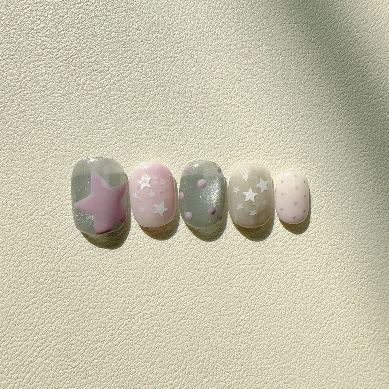 10 Stück handgemachte Ins-Styl – Nail Art Cat Eye Simple Bewertung und Preis