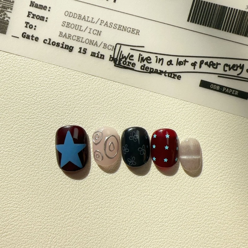 10 Stück handgemachte Ins-Styl – Nail Art Cat Eye Simple Bewertung und Preis