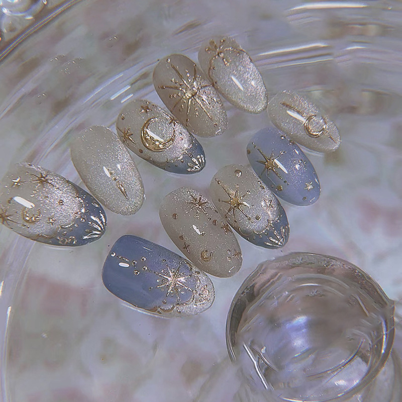 24 Stück Vergoldete Sternenlic – Nail Art Glitter Bewertung und Preis