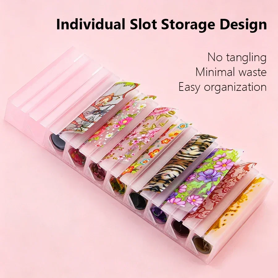 Tragbare 10-Fächer Nagelsternf – Nail Foil Transfer Bewertung und Preis