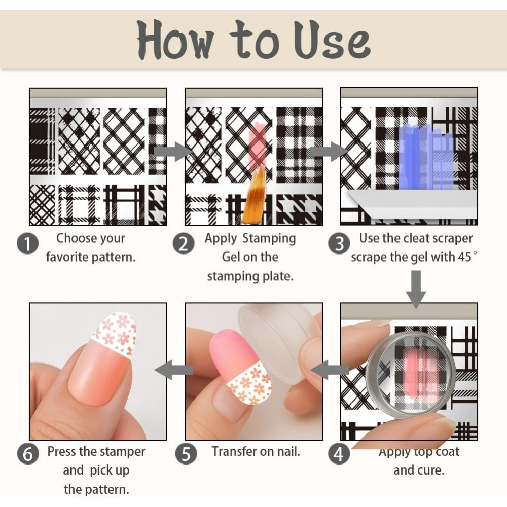 3-teiliges Nagelstempelplatten – Nail Stamping Plate Bewertung und Preis