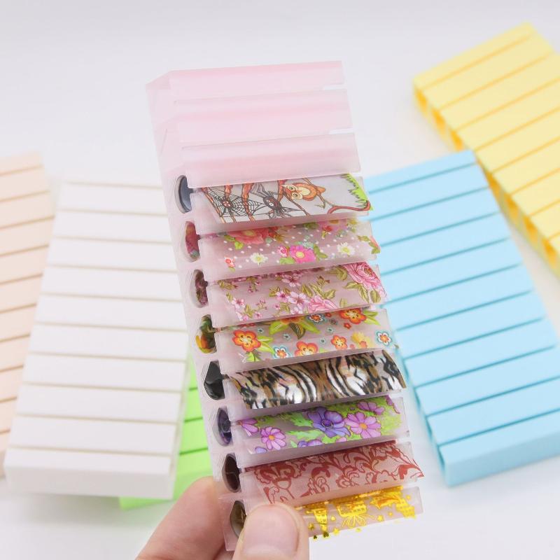 1 Set 10-Fächer Macaron-Farbig – Nail Foil Transfer Bewertung und Preis