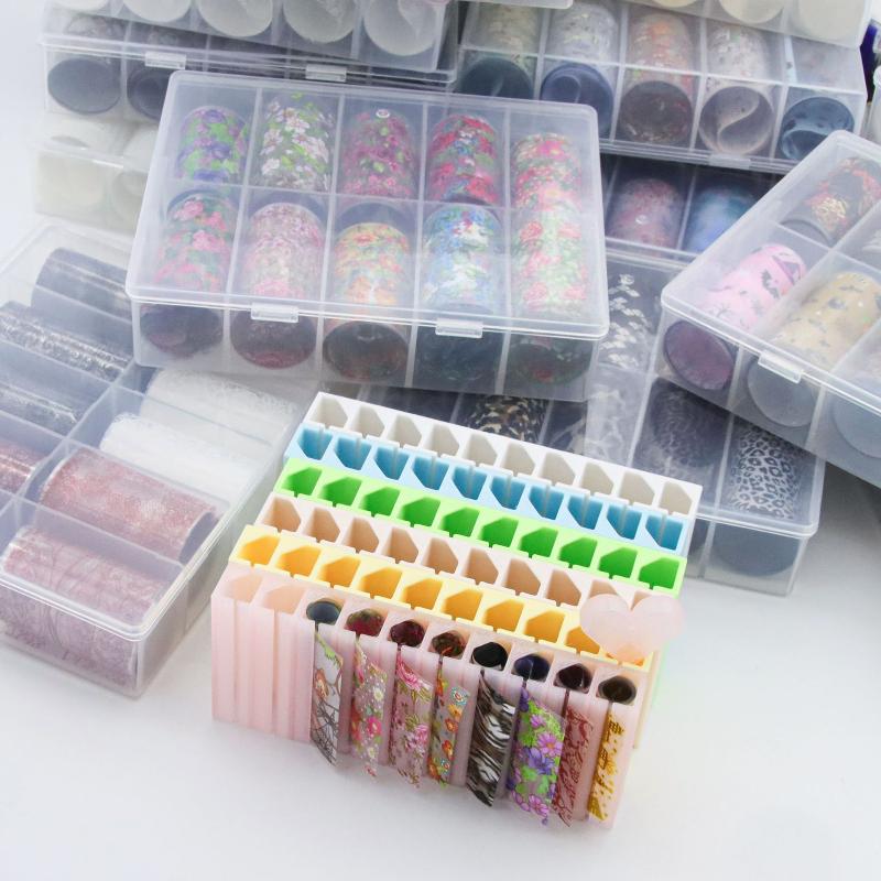 1 Set 10-Fächer Macaron-Farbig – Nail Foil Transfer Bewertung und Preis