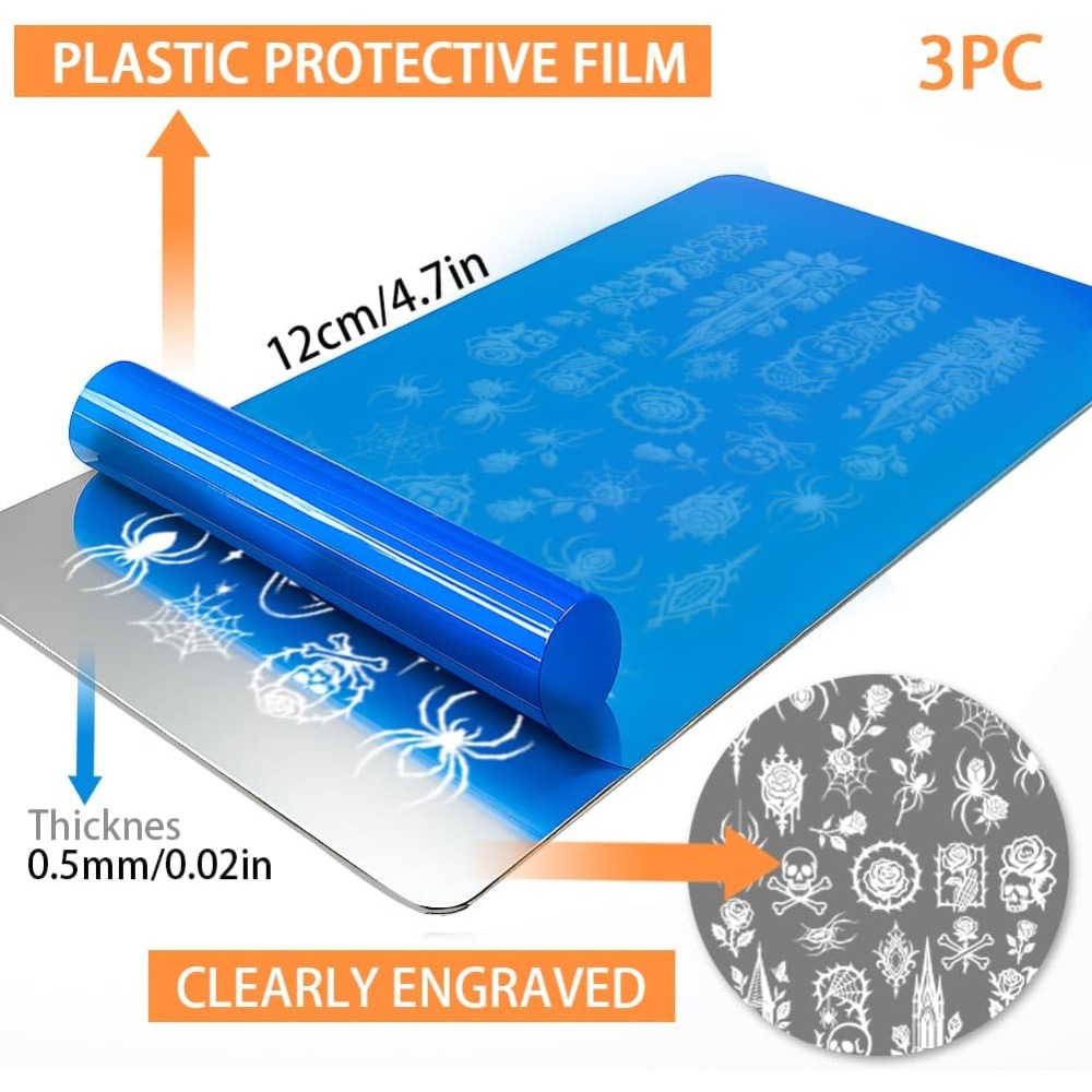 Edelstahl DIY Nagelkunst-Schab – Nail Stamping Plate Bewertung und Preis