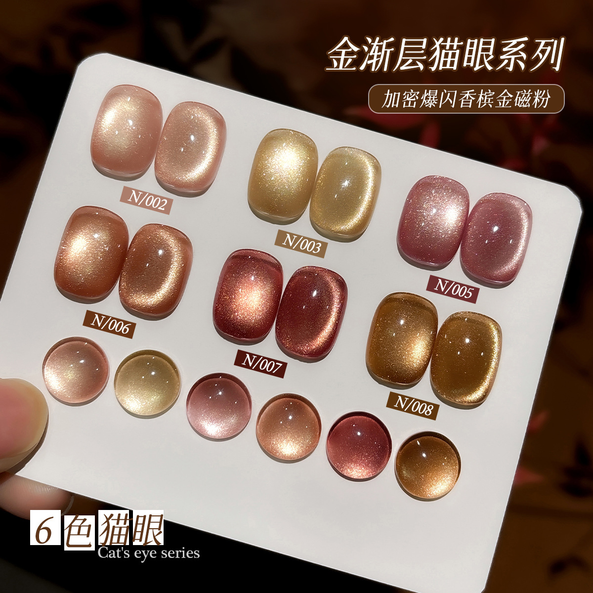 XEIJAYI 6 Farben Mondlicht Kat – Nail Art Eye Cat Bewertung und Preis