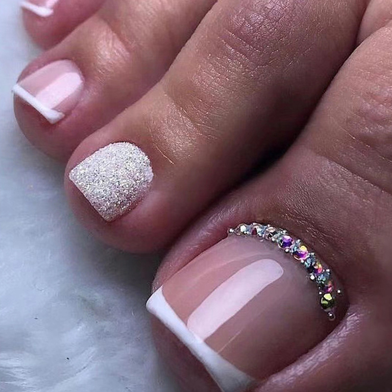 24 Stück Zehennägel Künstliche – Nail Art Glitter Bewertung und Preis