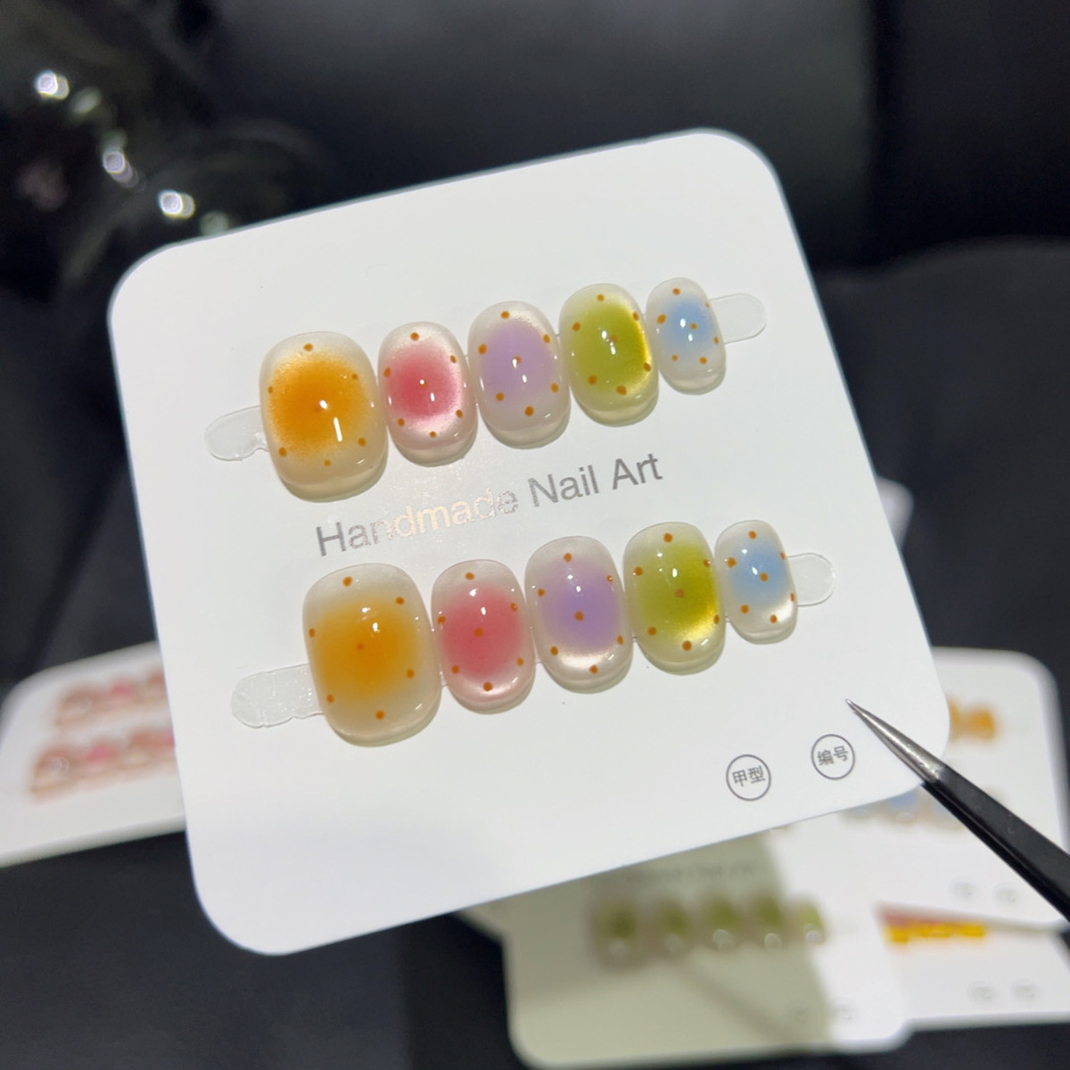 10 Stück bunte, kurze, quadrat – Nail Art Glossy Bewertung und Preis