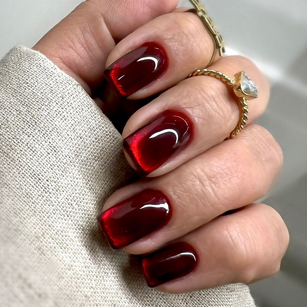 24 Stück Weinrote Vollabdeckun – Nail Art Red Wine Bewertung und Preis