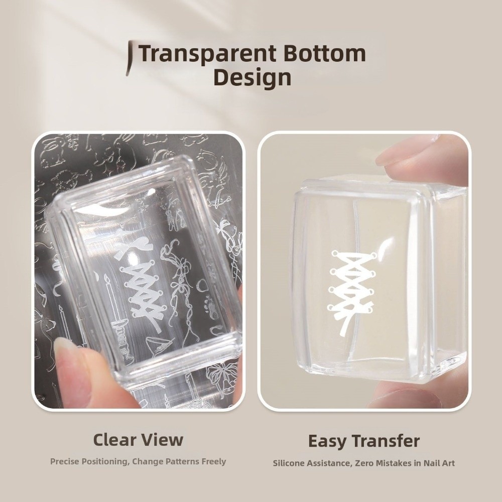 Neue transparente Nagelkunst-S – Nail Stamping Plate Bewertung und Preis