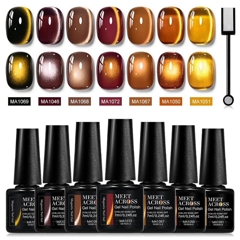 7ml 7-teiliges Gel-Nagellack-S – Nail Art Red Wine Bewertung und Preis