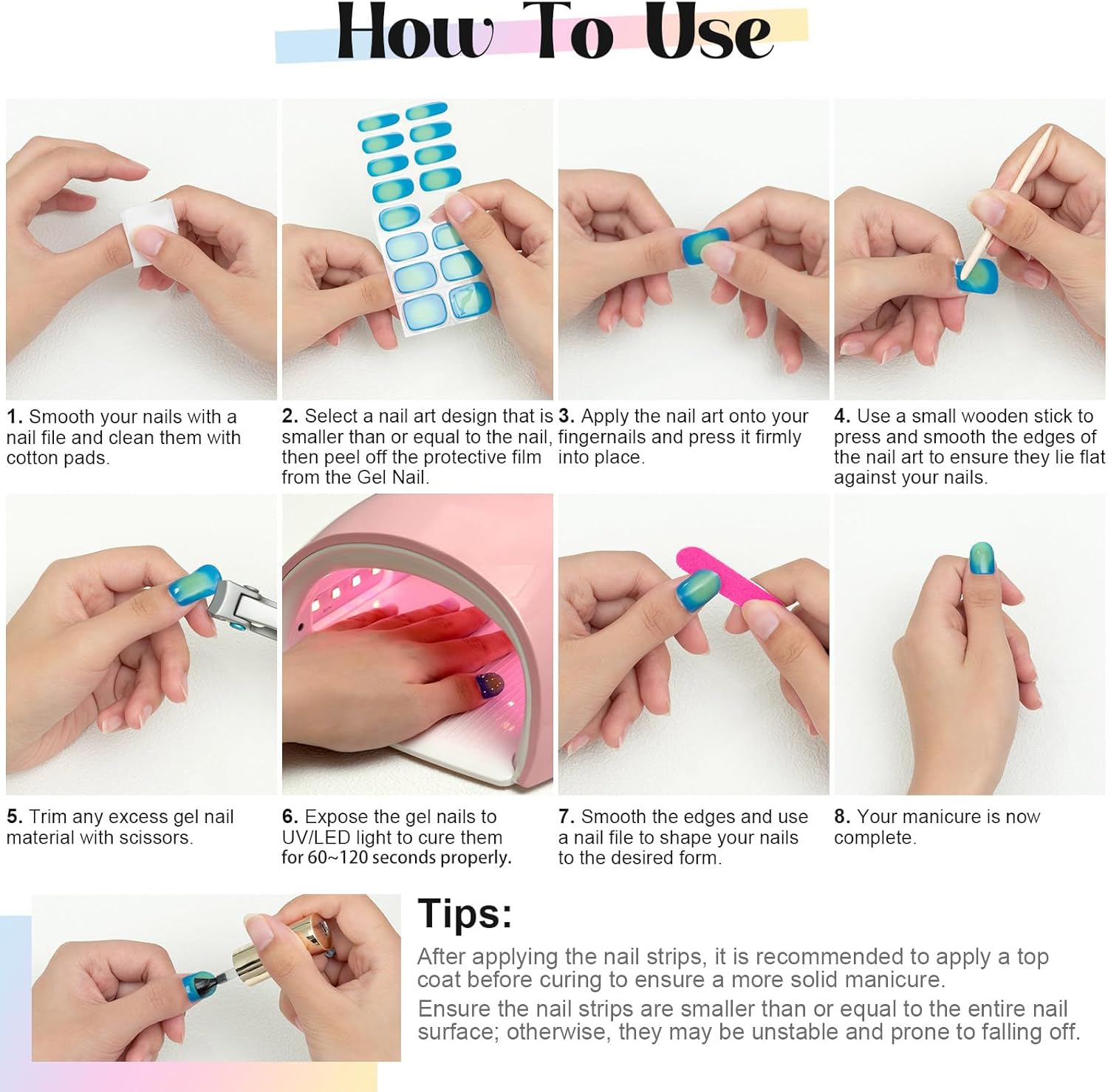 20/22 Tipps UV Halbgezogene Ge – Nail Art Xmas Design Bewertung und Preis