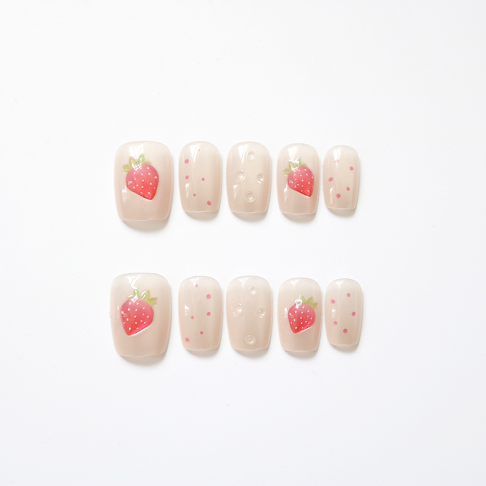 10 Stück kurze quadratische Ka – Nail Art Fake Bewertung und Preis