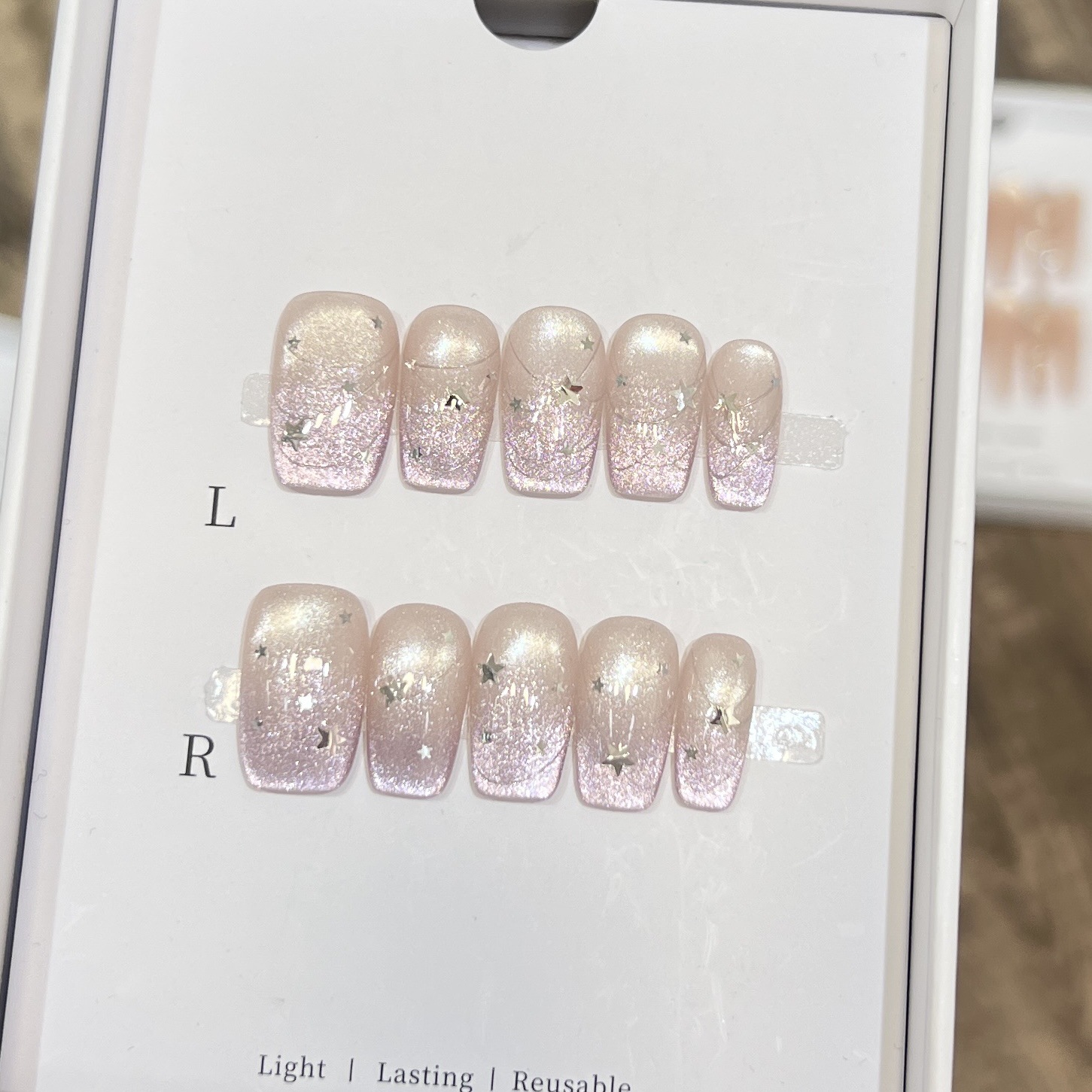 10 Stück französische blaue gl – Nail Art Glossy Bewertung und Preis