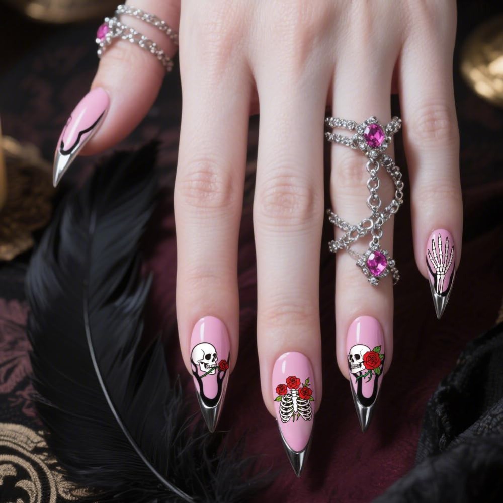 3er-Set Totenkopf-Nagelstempel – Nail Stamping Plate Bewertung und Preis