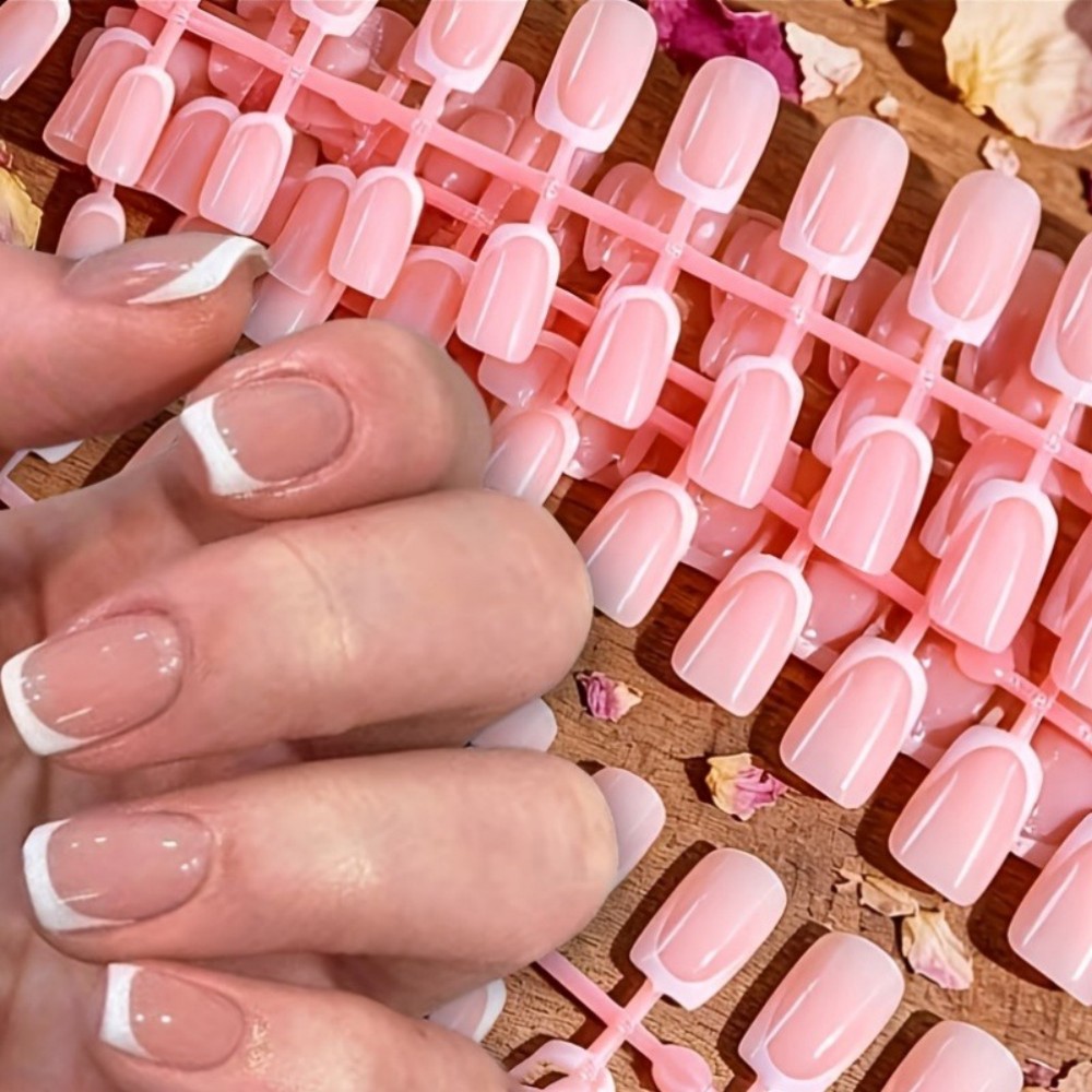 120 Stück kurze, quadratische  – Nail Art Glossy Bewertung und Preis
