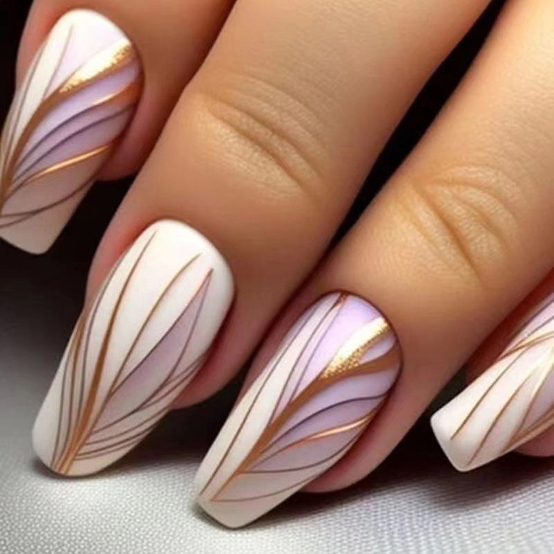 24 Stück kurze Ballett-Kunstnä – Nail Art Glitter Bewertung und Preis