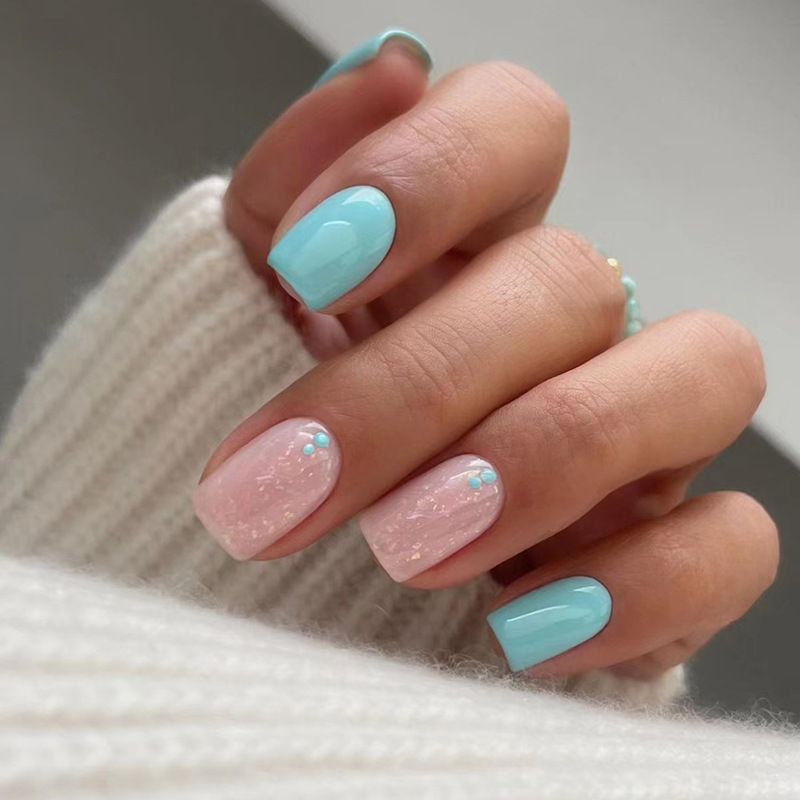 24 Stück kurze Ballett-Kunstnä – Nail Art Glitter Bewertung und Preis