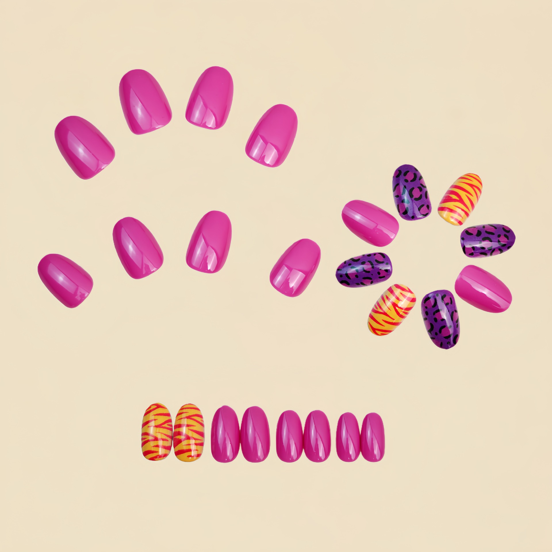 Kurze lange künstliche Nägel f – Nail Art Glitter Bewertung und Preis