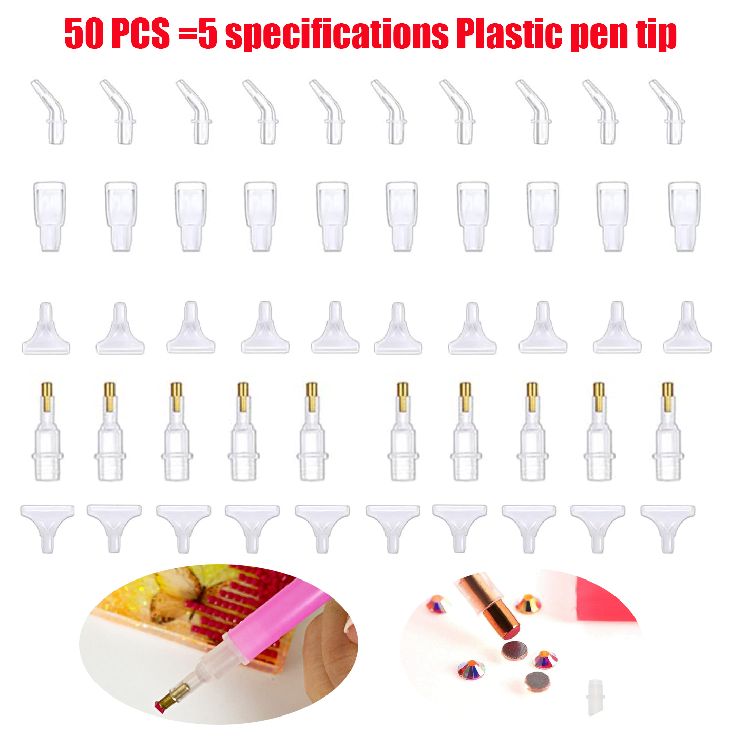 50 Stück Diamantmalerei-Stifts – Nail Art Painting Bewertung und Preis