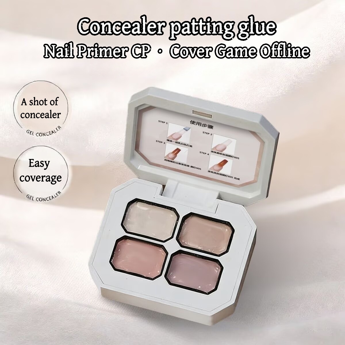 4 Farben Concealer Beliebtes N – Nail Art Painting Bewertung und Preis