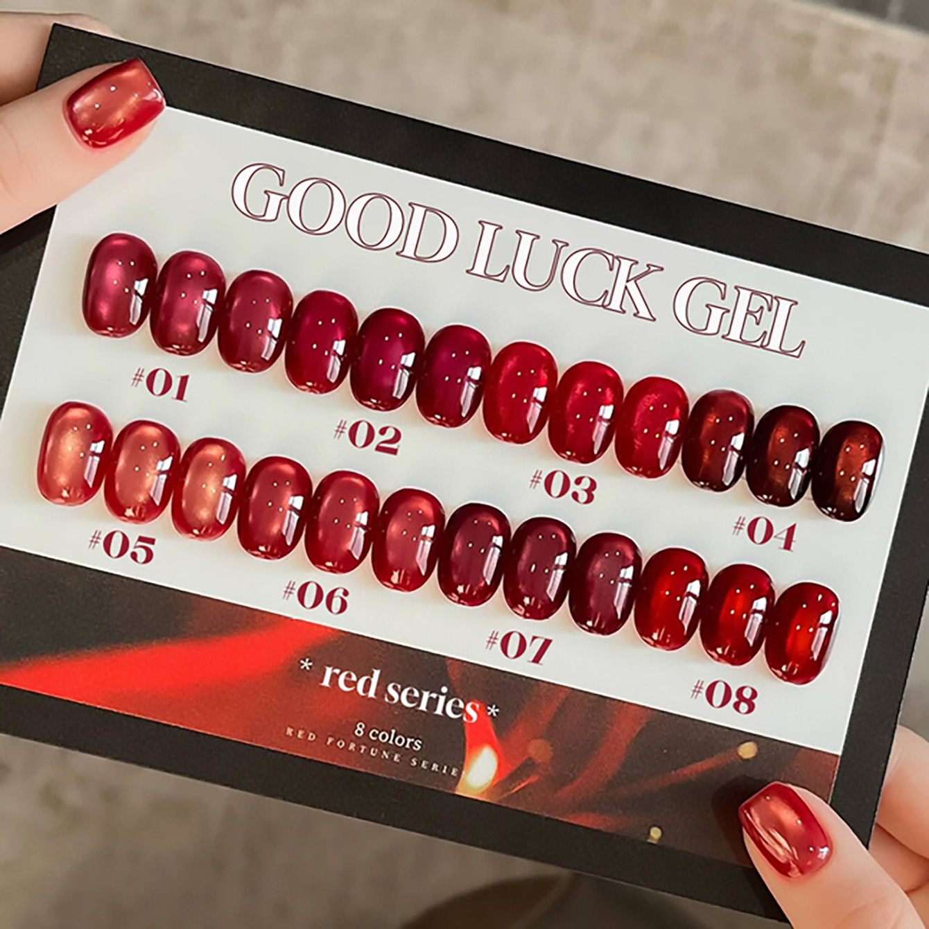 1 Stück TC Neujahrs-Glückskatz – Nail Art Red Wine Bewertung und Preis
