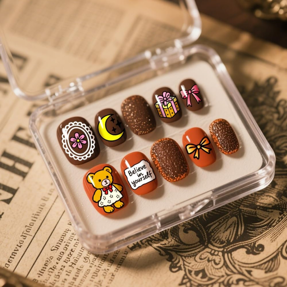 3 Stück Niedliche Bären-Nagels – Nail Stamping Plate Bewertung und Preis