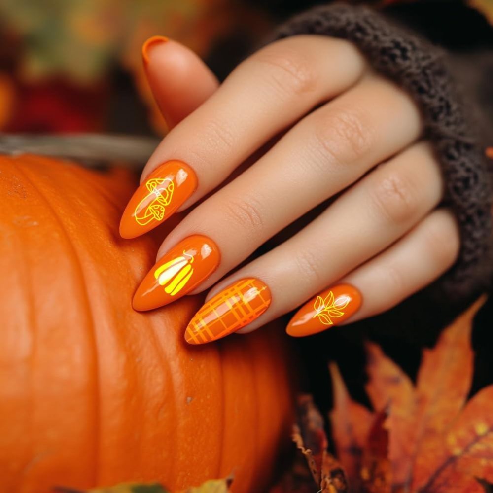 Herbstliche Thanksgiving-Nagel – Nail Stamping Plate Bewertung und Preis