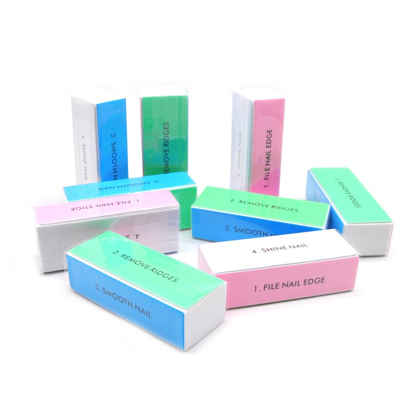 5 stücke Bunte Polieren Block  – Nail Art Glossy Bewertung und Preis