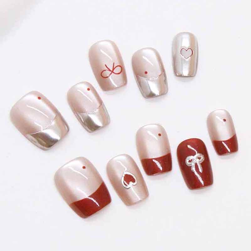 10 Stück handgefertigte Nagelp – Nail Art Cat Eye Simple Bewertung und Preis