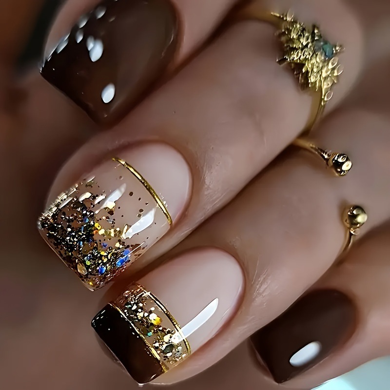 Kurze, quadratische Kunstnägel – Nail Art Glossy Bewertung und Preis