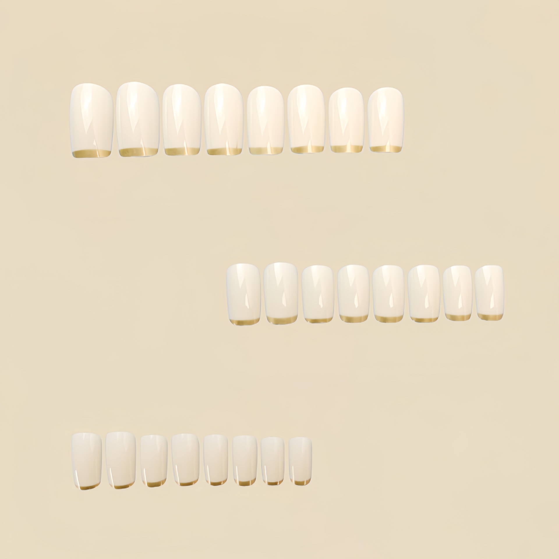 Mittellange künstliche Nägel f – Nail Art Fake Bewertung und Preis
