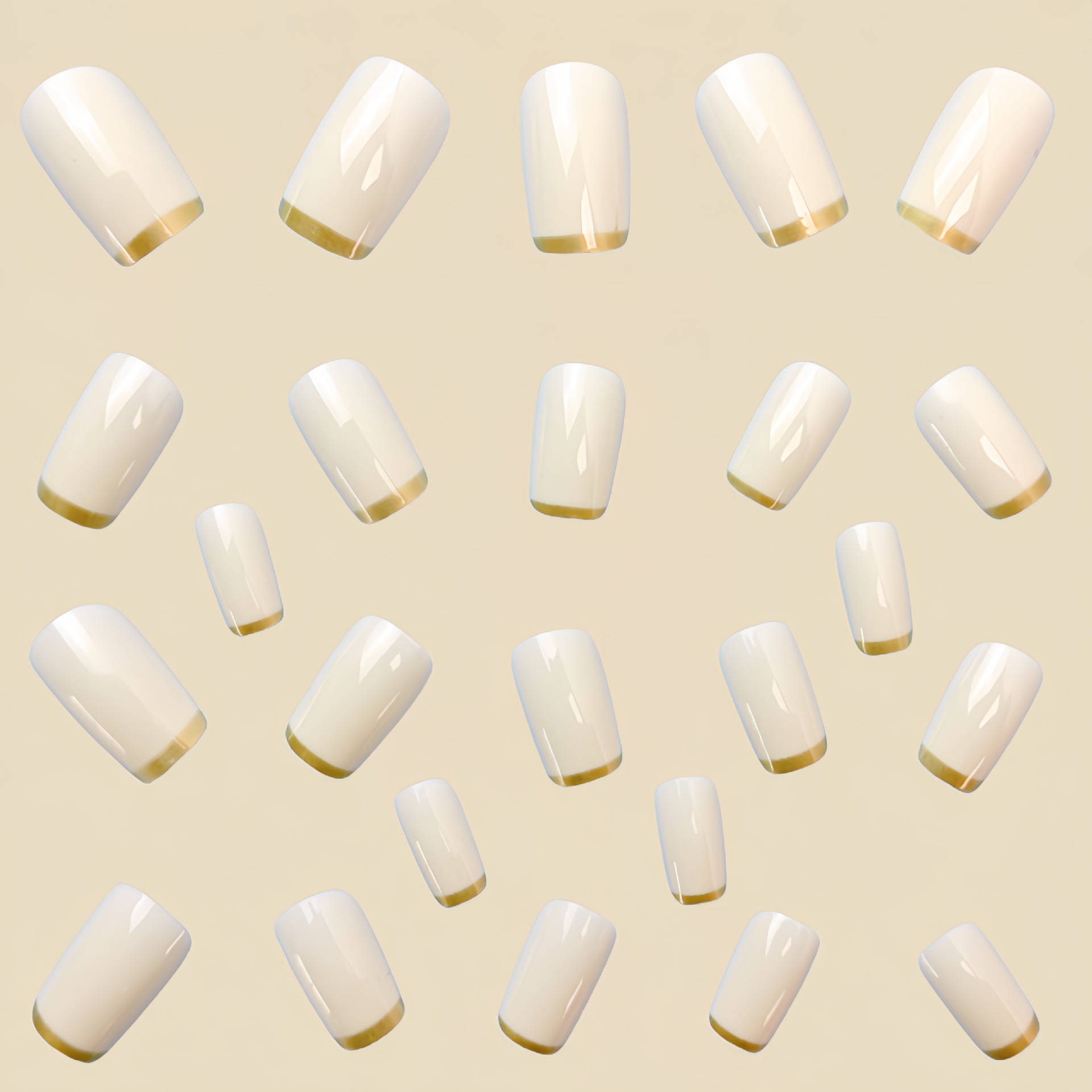 Mittellange künstliche Nägel f – Nail Art Fake Bewertung und Preis