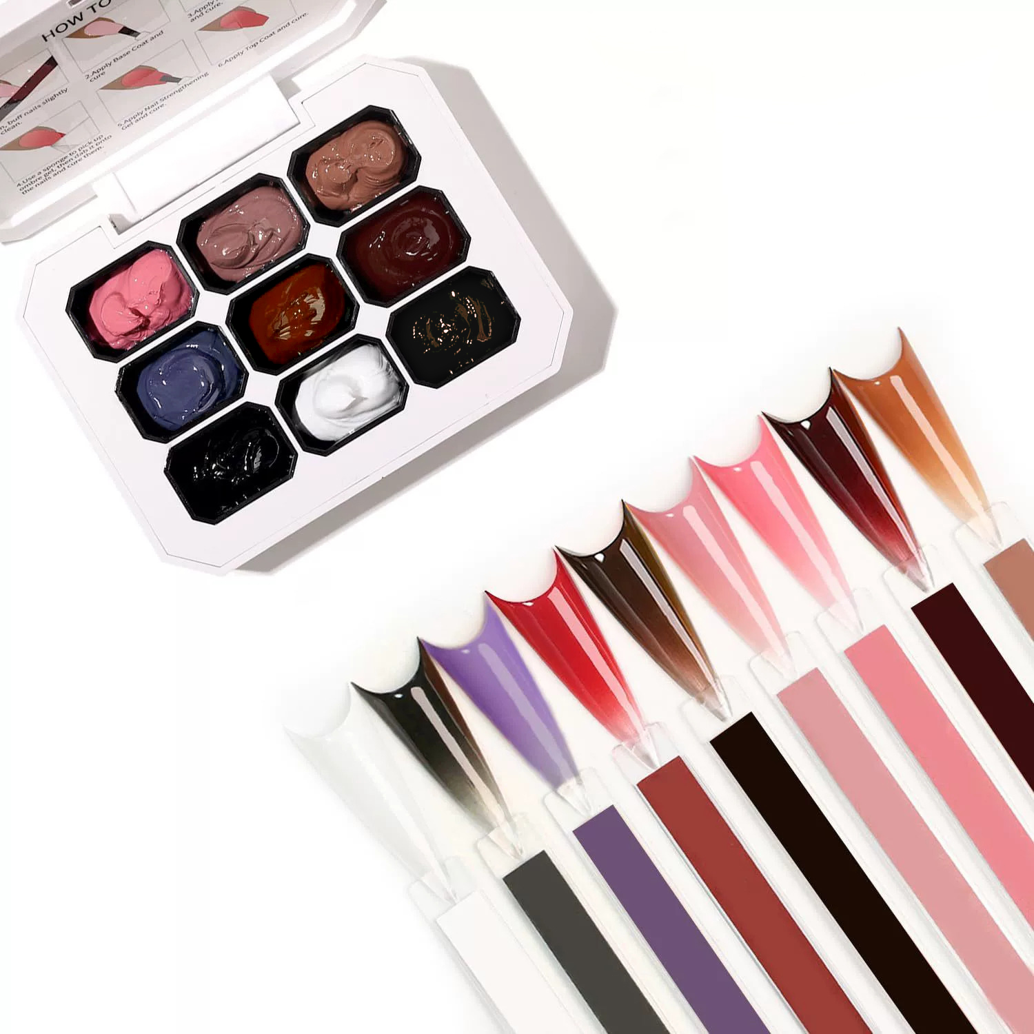 9-Farben Farbverlauf Malgel fü – Nail Art Painting Bewertung und Preis