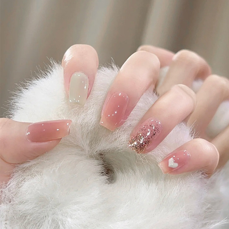 24 Stück/Set kurze mittelgroße – Nail Art Glitter Bewertung und Preis
