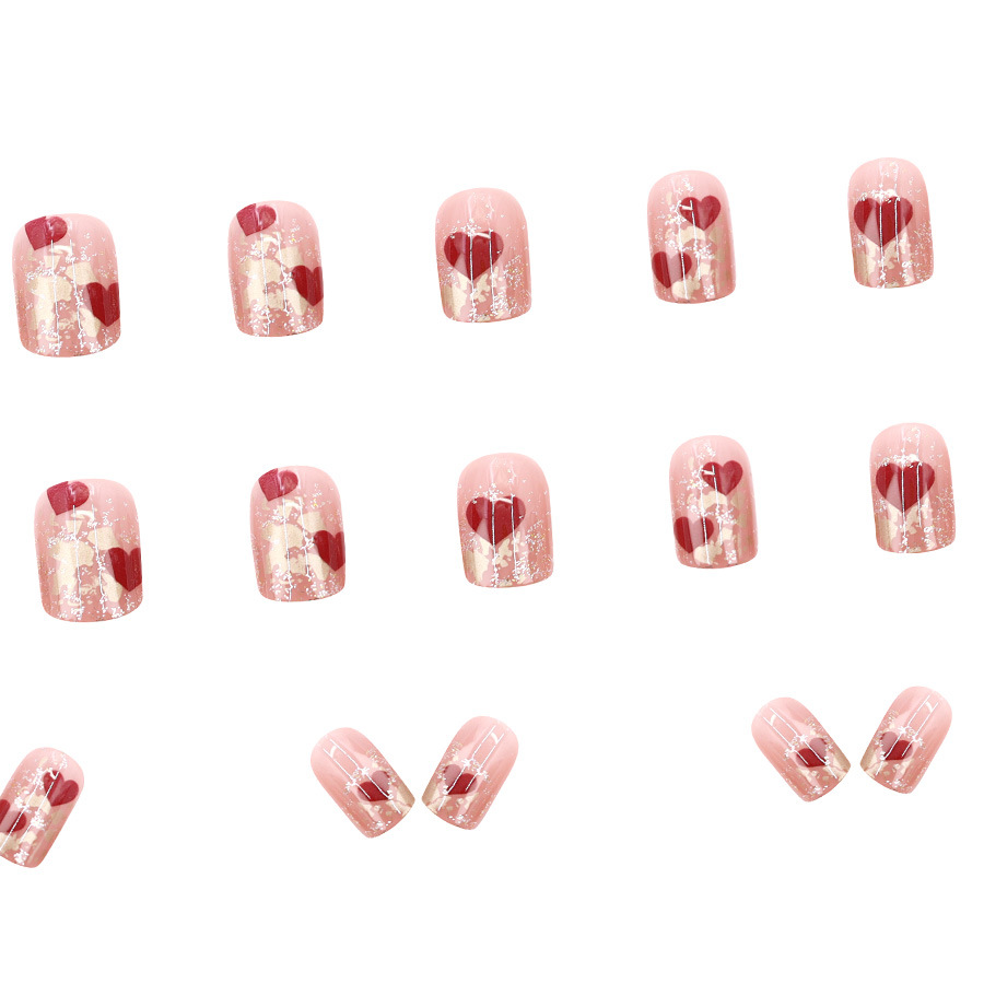 24 Stück/Set kurze, quadratisc – Nail Art Fake Bewertung und Preis