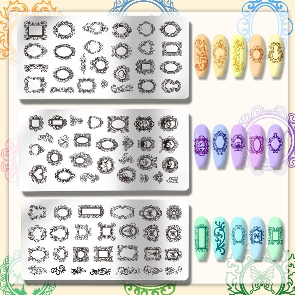 3er-Set Vintage Bilderrahmen N – Nail Stamping Plate Bewertung und Preis