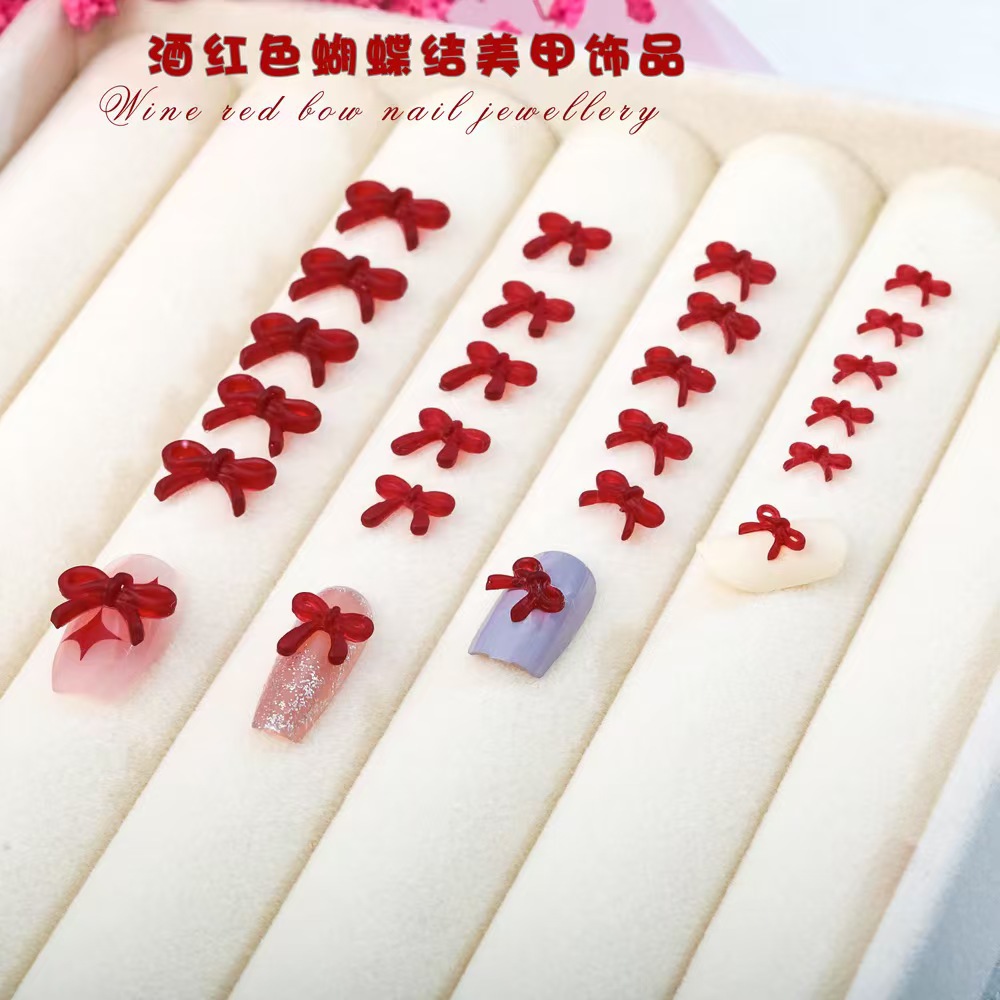 Französische weinrote Schleife – Nail Art Red Wine Bewertung und Preis