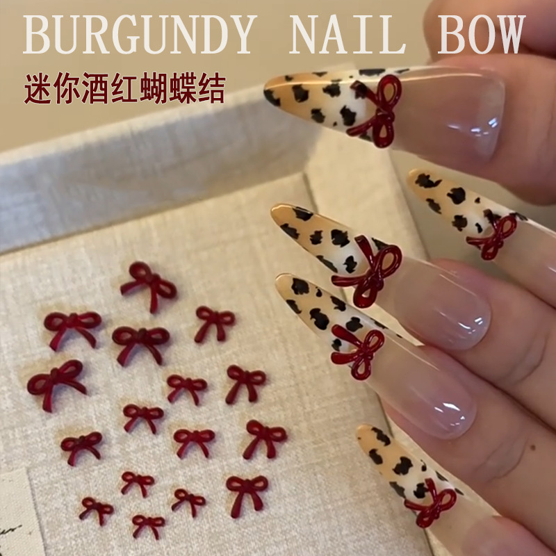 Französische weinrote Schleife – Nail Art Red Wine Bewertung und Preis