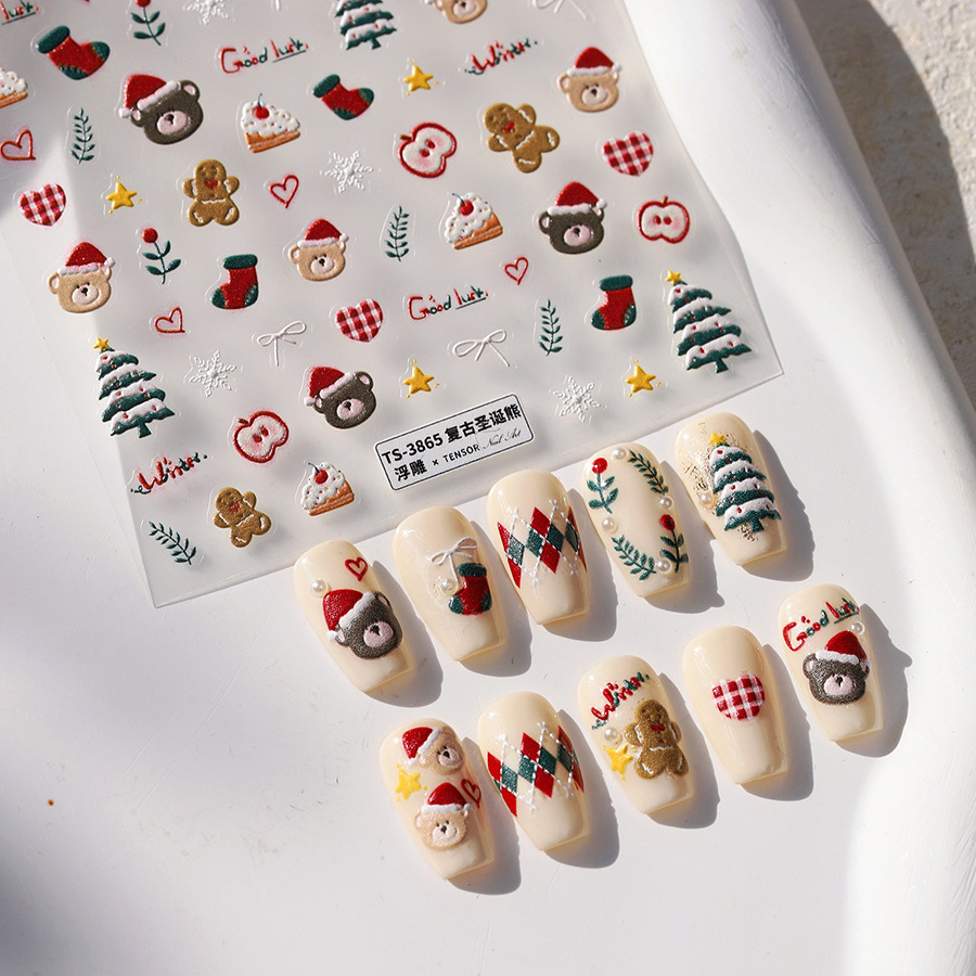 Niedliche Weihnachts-Nagelaufk – Nail Art Xmas Design Bewertung und Preis